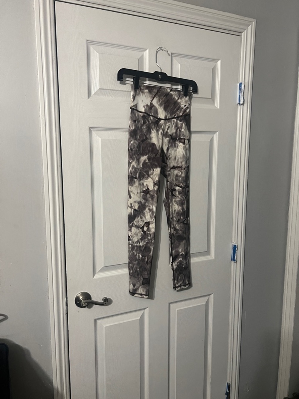 Gymshark Black and White Tie-Dye Leggings